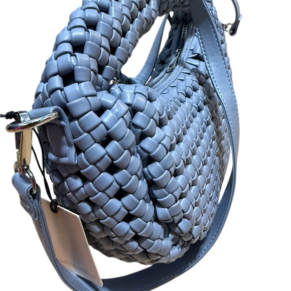 Sincerely Jules Blue Woven Shoulder Bag - Picture 10 of 16